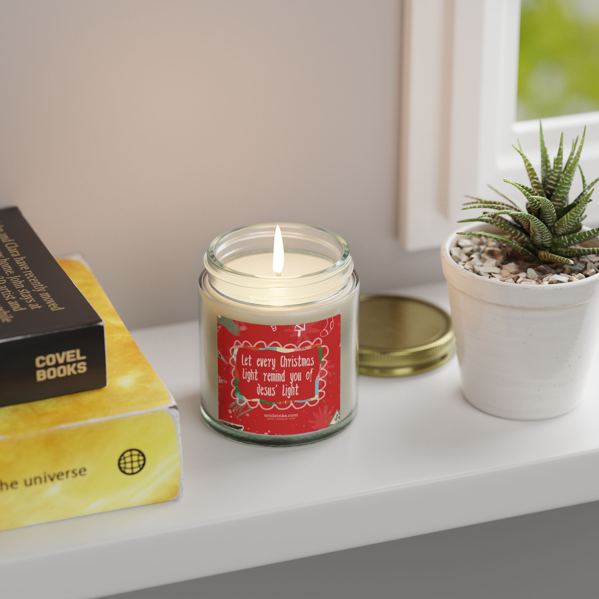 let every christmas light remind you of jesus' light candle let every christmas light remind you of jesus' light candle
