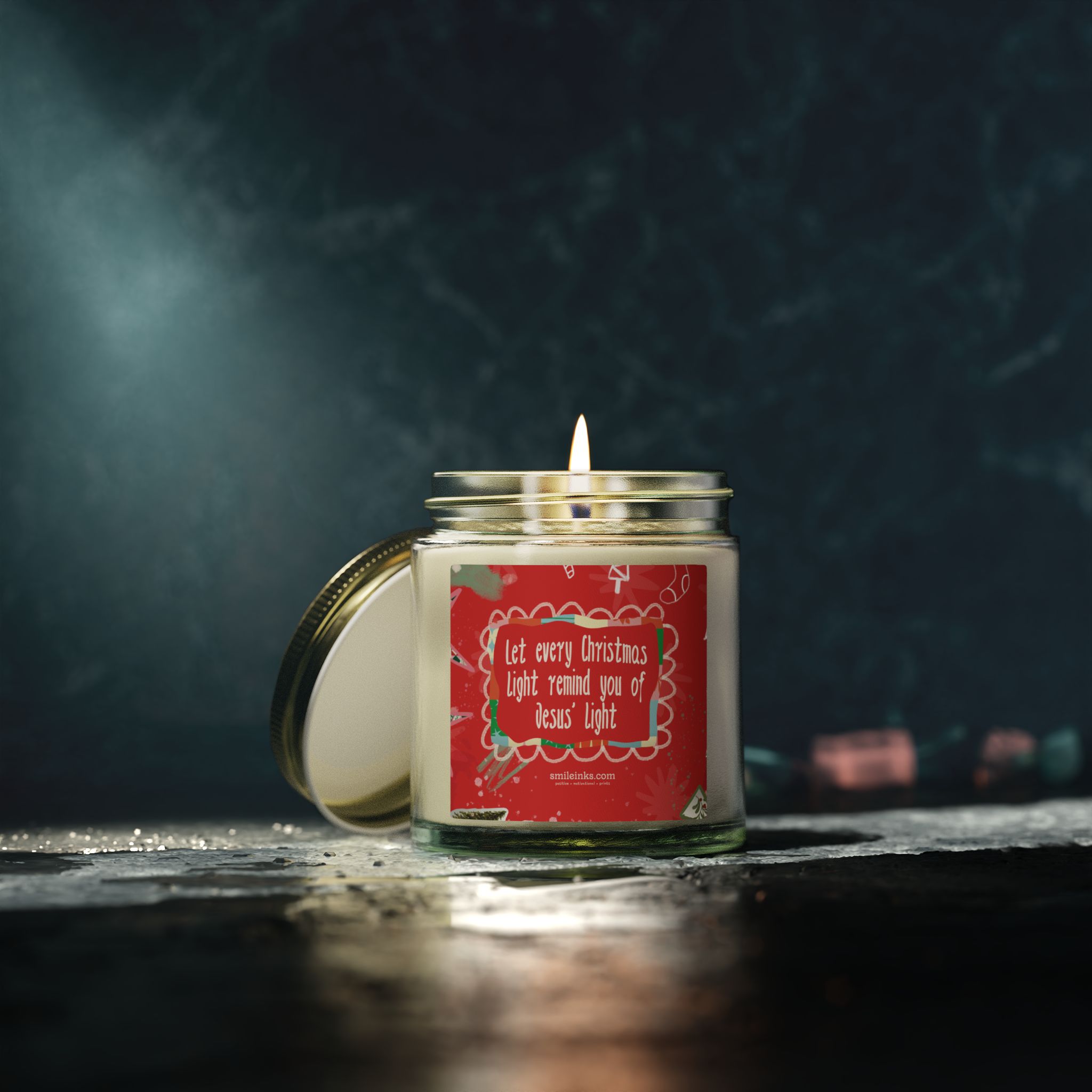 let every christmas light remind you of jesus' light candle let every christmas light remind you of jesus' light candle